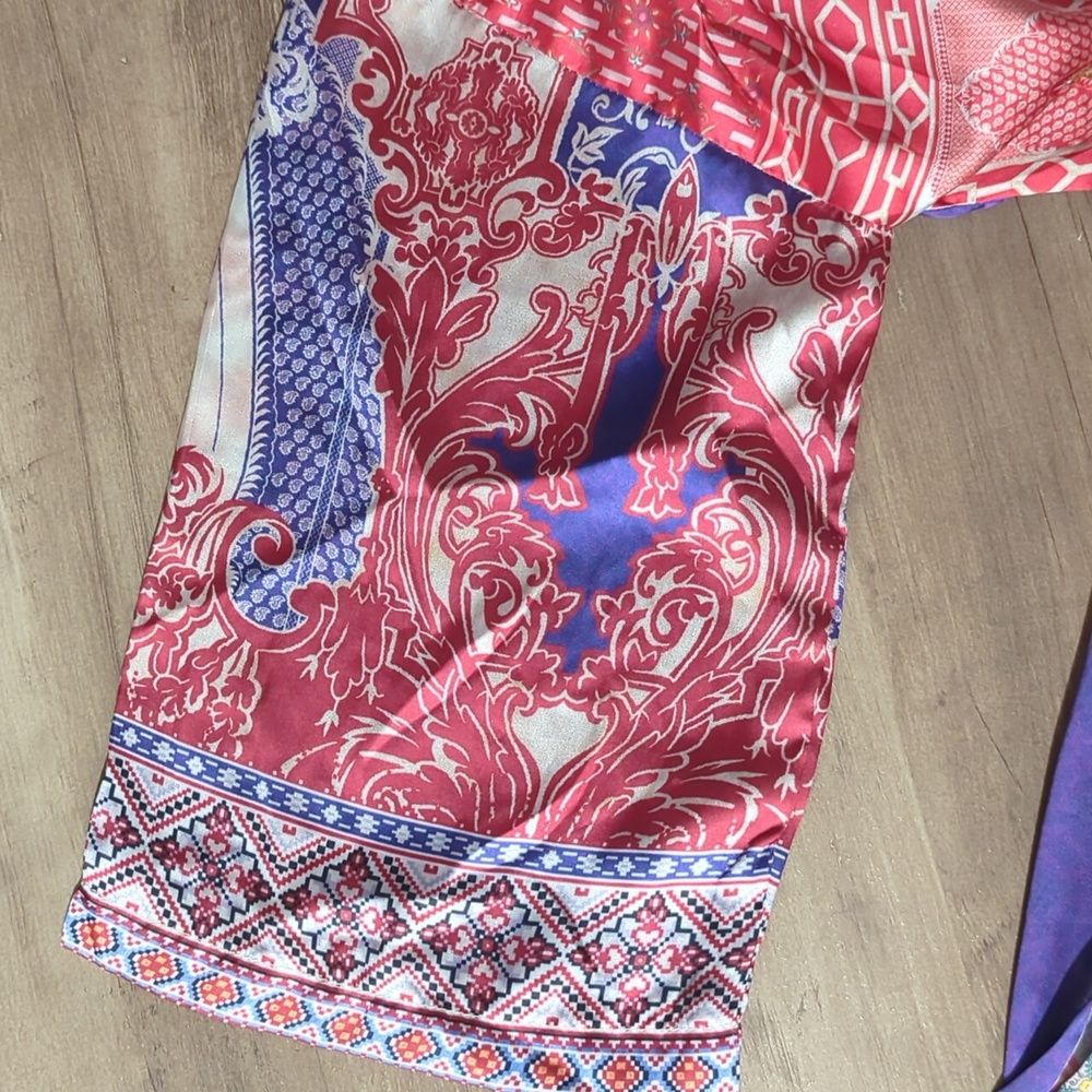 SAPPHIRE colorful printed tunic dres Floral Multicolor Dress - Picture 15 of 17